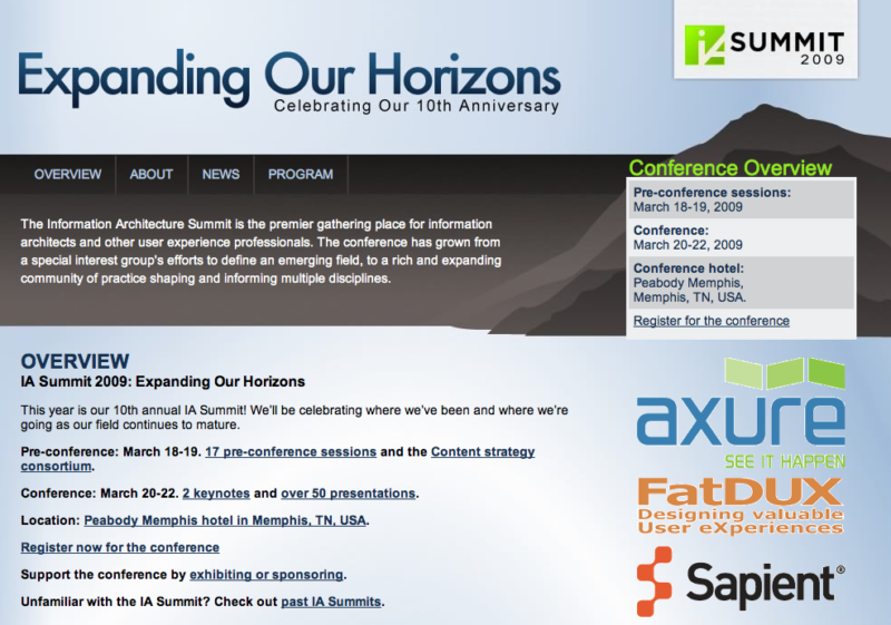 IA Summit 2009