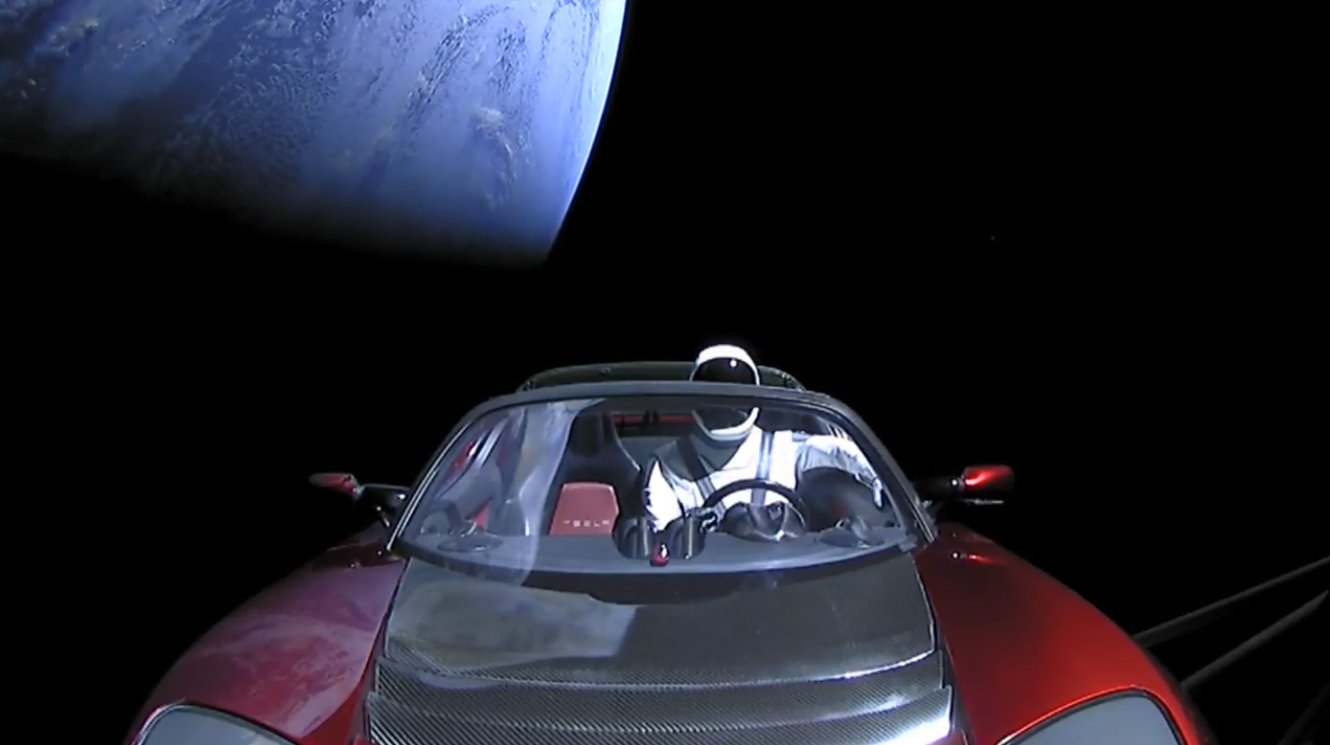 Tesla Roadster set to launch into space